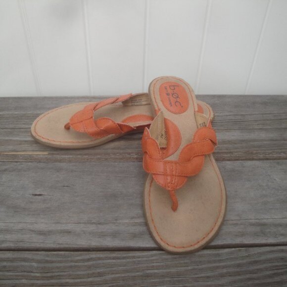 BOC Born Concepts Sandals Size 7 Orange Style Quality Sandals - Picture 1 of 5